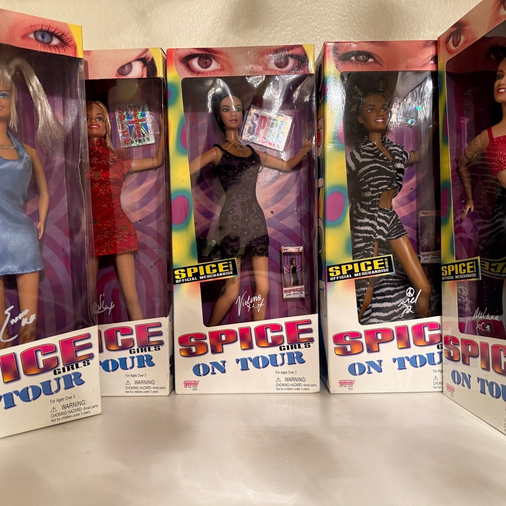 Blue and Red Doll Set